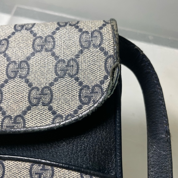 Vitage GUCCI GG monogram black clutch purse made in italy - Picture 11 of 16